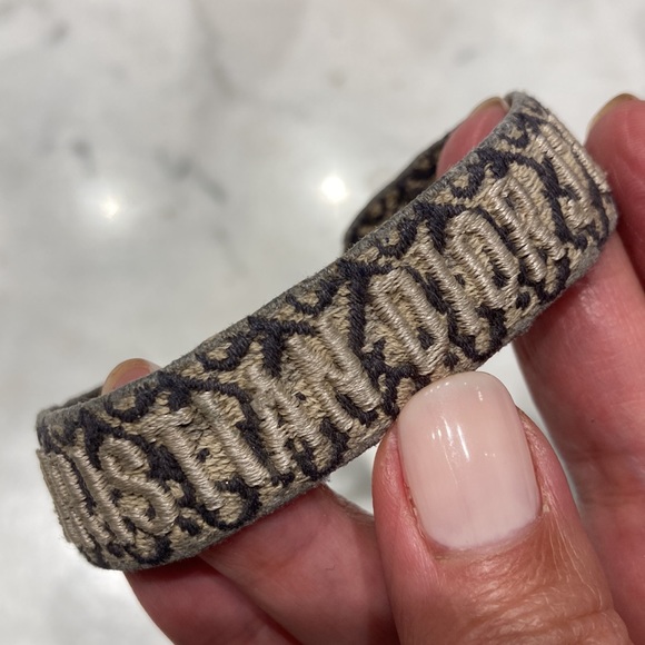 Dior Jewelry Christian Dior Friendship Bracelet Navy Oblique Poshmark